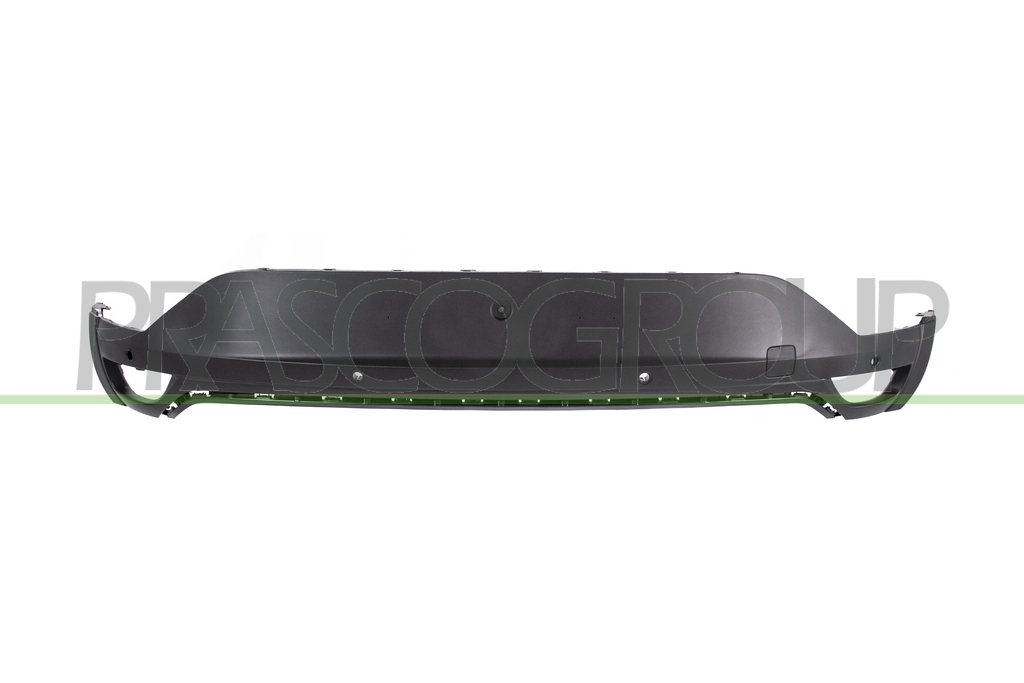 REAR BUMPER-LOWER-BLACK-TEXTURED FINISH-WITH TOW HOOK COVER-WITH PDC+SENSOR HOLDERS-WITH CUTTING MARKS FOR PDC