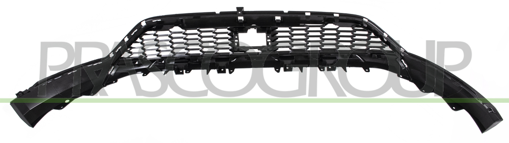 FRONT BUMPER GRILLE-CENTRE-BLACK-WITH PDC+SENSOR HOLDERS