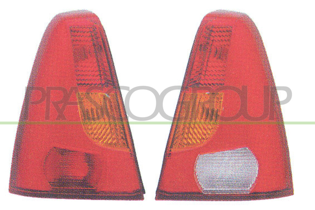 GRUPO OPTICO TRASERO DERECHO AMBAR/ROJO MOD. 4 PUERTAS