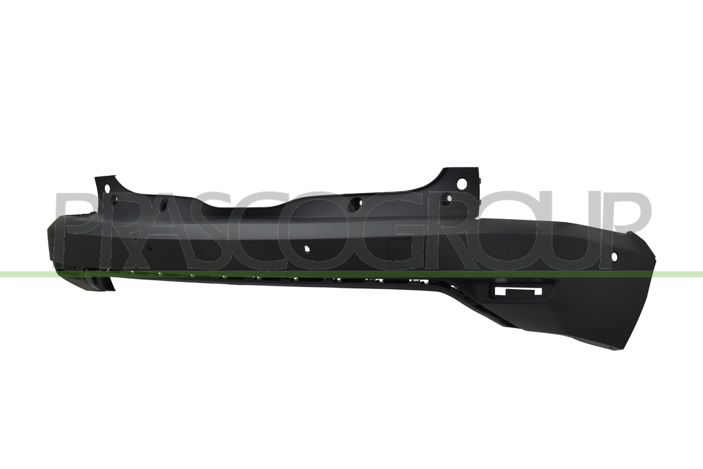 REAR BUMPER-BLACK-TEXTURED FINISH-WITH PDC HOLES+SENSOR HOLDERS