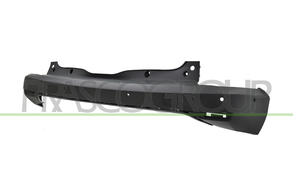 REAR BUMPER-BLACK-TEXTURED FINISHFINISH-WITH PDC AND PARK ASSIST HOLES+SENSOR HOLDERS