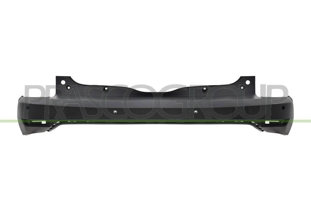 REAR BUMPER-BLACK-TEXTURED FINISHFINISH-WITH PDC AND PARK ASSIST HOLES+SENSOR HOLDERS