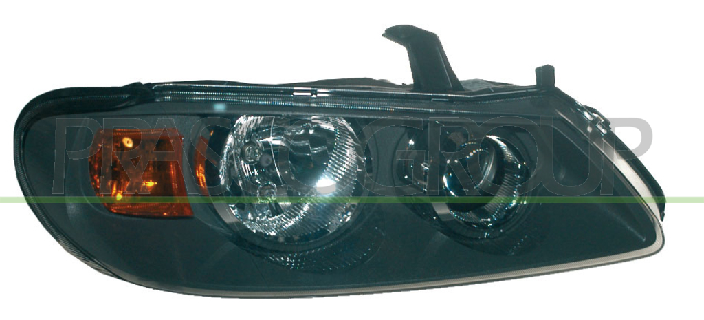 PHARE DROIT H7+H7 ELECTRIQUE -NOIR