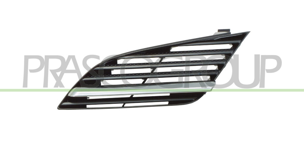 RADIATOR GRILLE LEFT-CHROME-BLACK