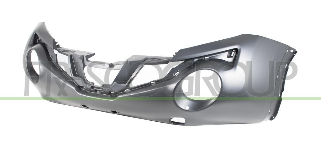 FRONT BUMPER-PRIMED-WITH HEADLAMP WASHERS HOLES-WITH WING EXTENSION HOLES