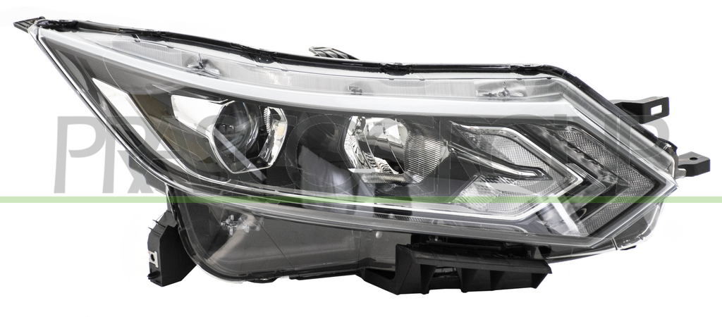 HEADLAMP RIGHT H7-ELECTRIC-WITH MOTOR-WITH DAY RUNNING LIGHT-LED