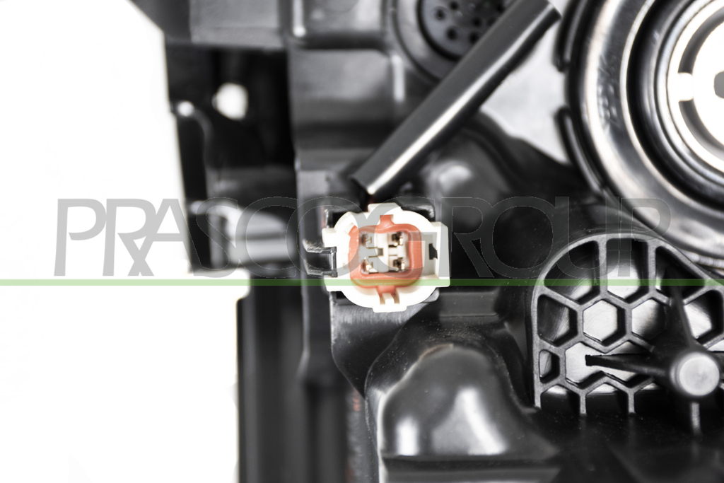 HEADLAMP RIGHT H7-ELECTRIC-WITH MOTOR-WITH DAY RUNNING LIGHT-LED