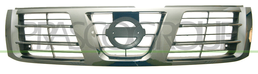 RADIATOR GRILLE-CHROME-BLACK