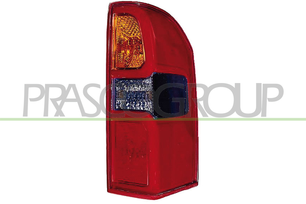 FANALE POSTERIORE DESTRO-ARANCIO-FUME'-ROSSO-CON PORTALAMPADA