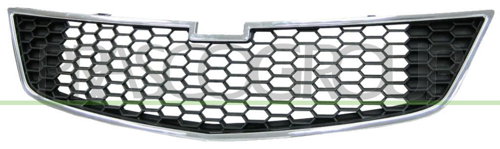 RADIATOR GRILLE CENTRE-LOWER WITH CHROME MOLDING