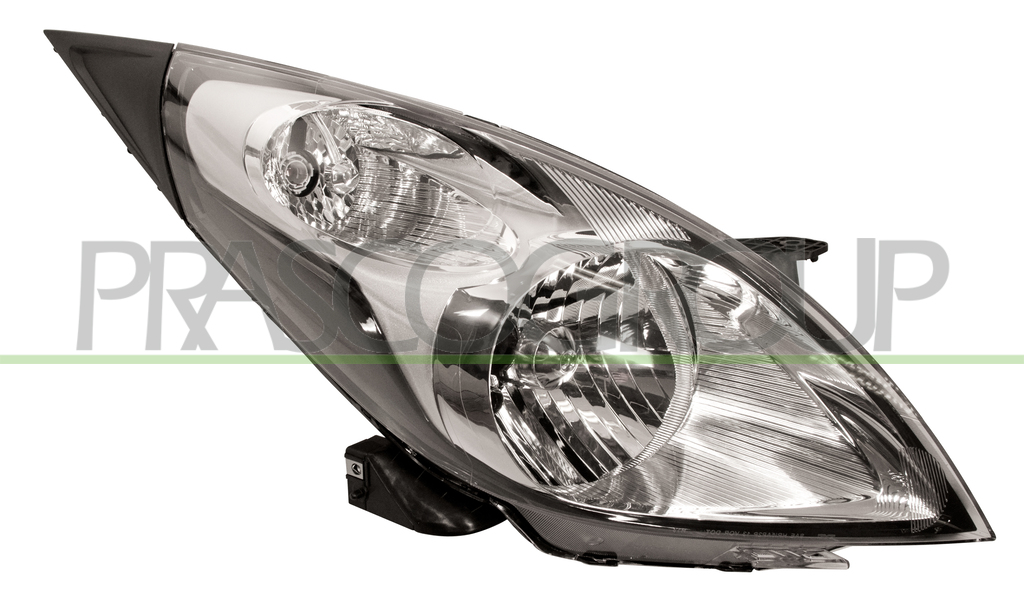 HEADLAMP RIGHT H4 ELECTRIC-WITH MOTOR