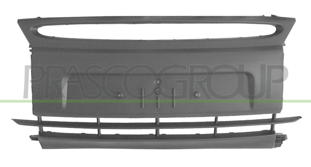 FRONT BUMPER-CENTRE-BLACK