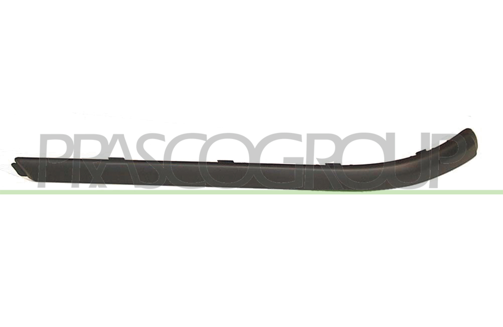 FRONT BUMPER MOLDING LEFT-BLACK