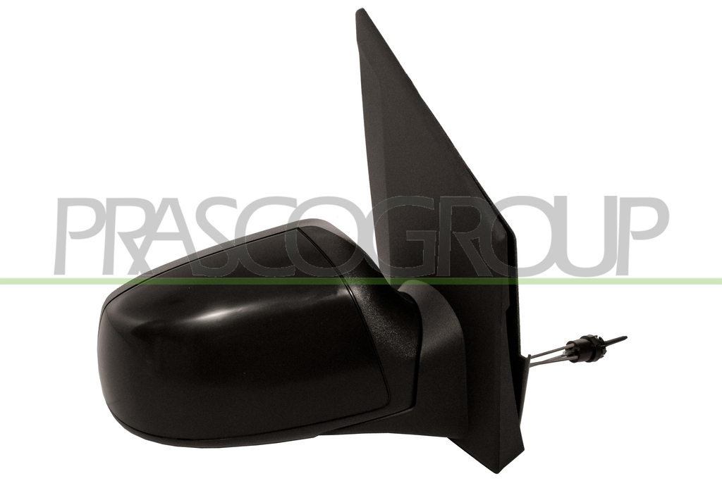 DOOR MIRROR RIGHT-CABLE-BLACK