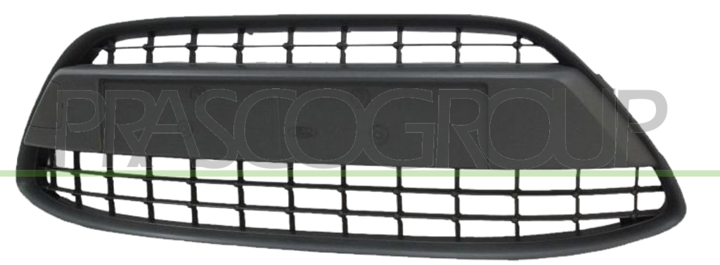 FRONT BUMPER GRILLE-CENTRE-BLACK-WITH TOW HOOK COVER