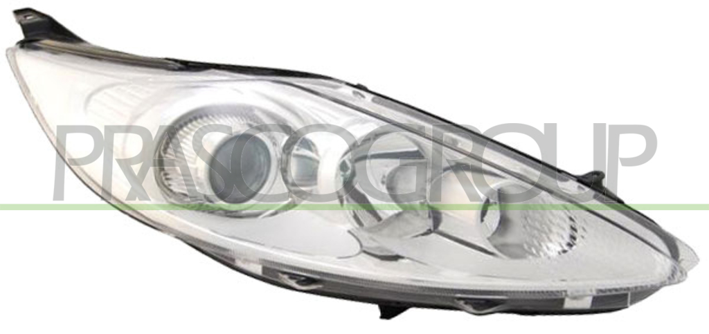 PROIETTORE DESTRO H1+H7-ELETTRICO-CROMATO-CON MOTORE