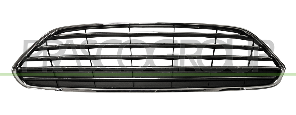 GRIGLIA RADIATORE-NERA-CON MODANATURE CROMATE-CON CORNICE CROMATA MOD. > 02/16