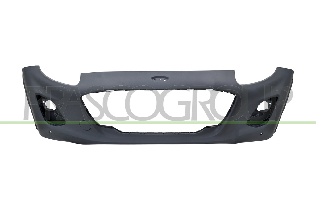 FRONT BUMPER-PRIMED-WITH TOW HOOK COVER-WITH PDC+SENSOR HOLDERS-WITH CUTTING MARKS FOR PARK ASSIST