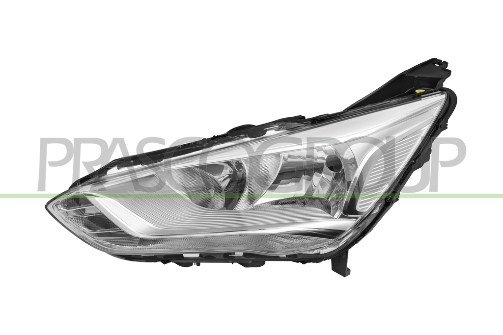 HEADLAMP LEFT H7+H1-ELECTRIC-WITH MOTOR-WITHOUT CONTROL UNIT-WITH LED DAY RUNNING LIGHT-VALEO TYPE