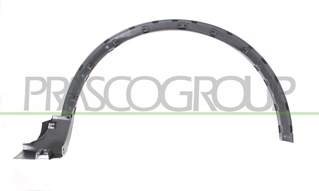 FRONT WHEEL ARCH EXTENSION LEFT-BLACK-TEXTURED FINISH-WITH CLIPS