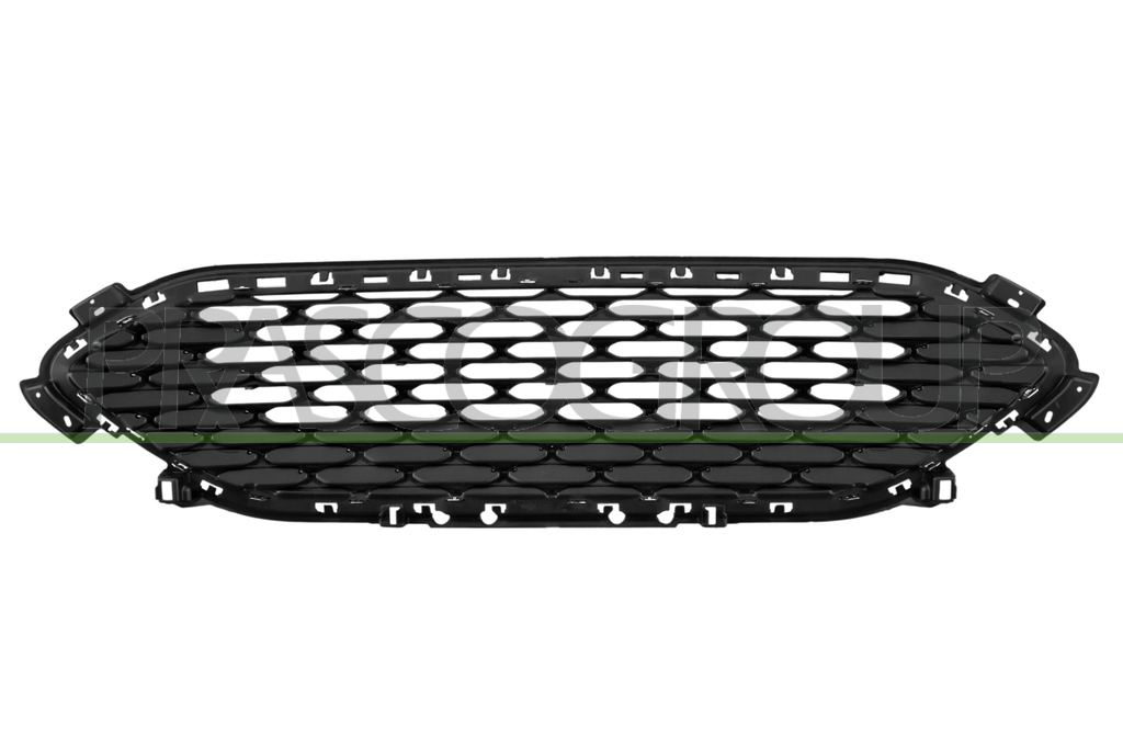 RADIATOR GRILLE-GLOSSY BLACK-WITH CHROME FRAME