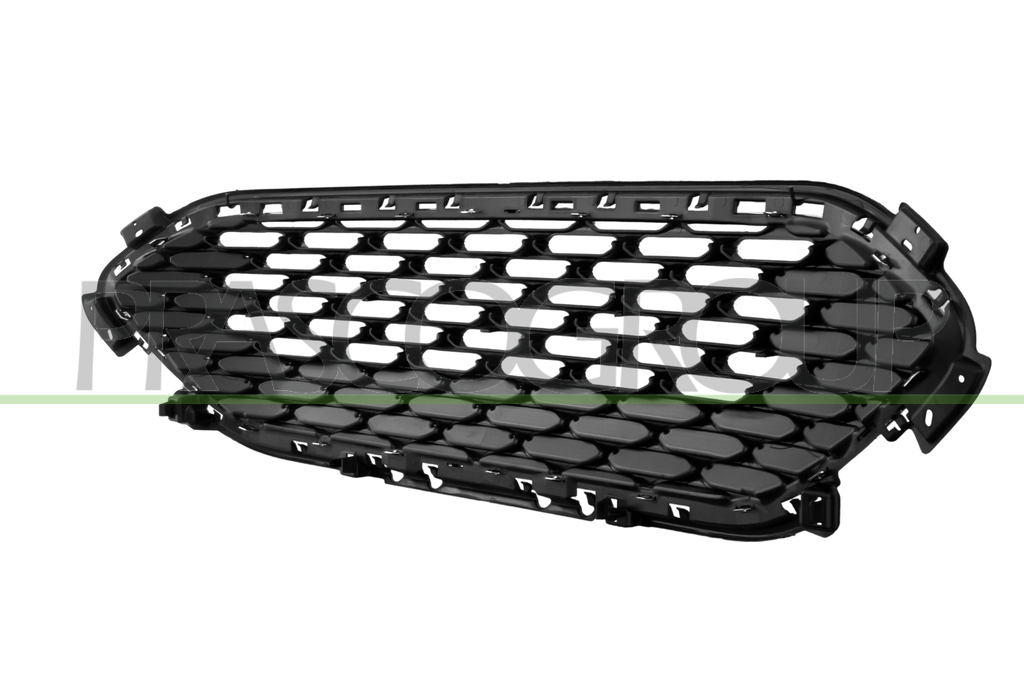 RADIATOR GRILLE-GLOSSY BLACK-WITH CHROME FRAME