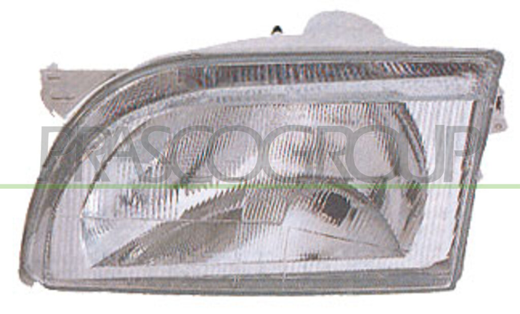 HEADLAMP LEFT H4 MANUAL-POLYCARBONATE LENS