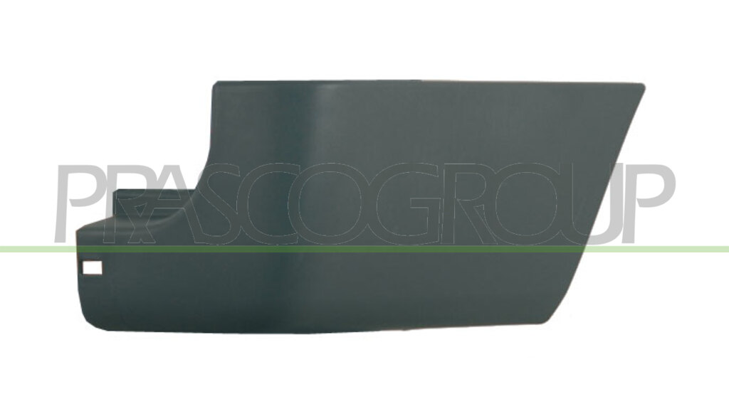 REAR BUMPER END CUP LEFT-DARK GRAY-TEXTURED FINISH