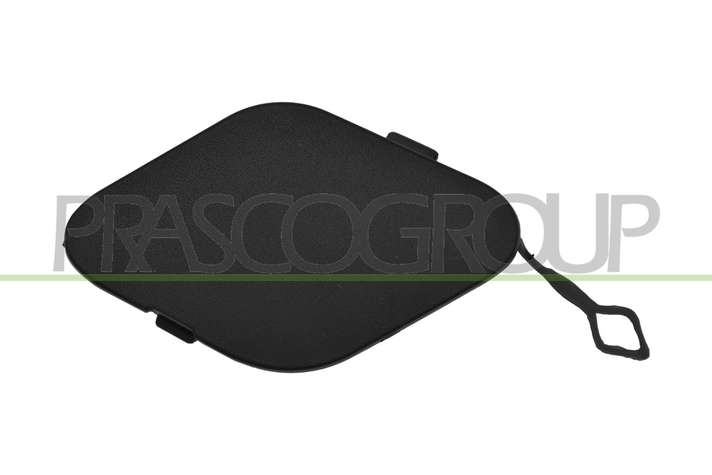 FRONT BUMPER TOW HOOK COVER-BLACK-TEXTURED FINISH
