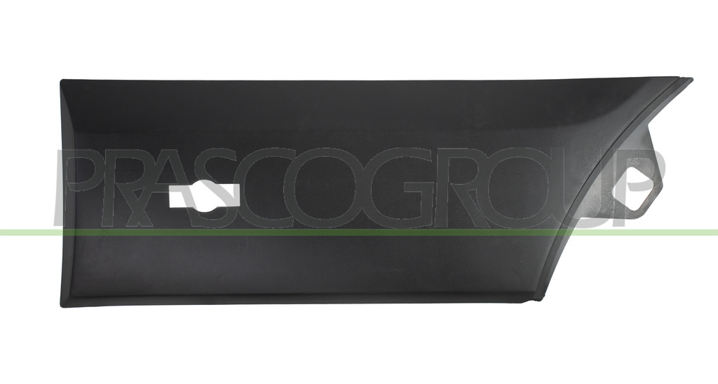 MODANATURA LATERALE PARAFANGO POSTERIORE SINISTRO-INFERIORE-PARTE ANTERIORE-NERA-GOFFRATA-CON CLIPS-CON FORO LUCE INGOMBRO MOD. PASSO EXTRA LUNGO-RUOTA SINGOLA