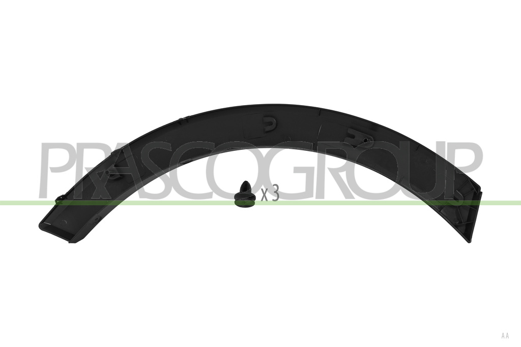 FRONT WHEEL ARCH EXTENSION RIGHT-FRONT SIDE-BLACK-TEXTURED FINISH