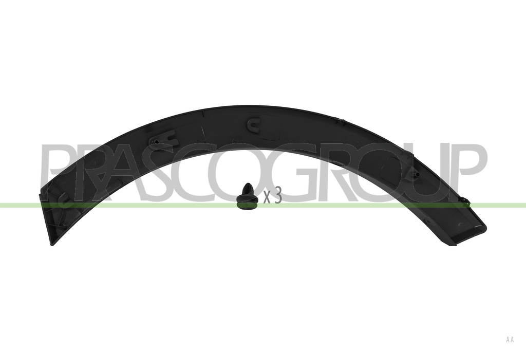 FRONT WHEEL ARCH EXTENSION LEFT-FRONT SIDE-BLACK-TEXTURED FINISH