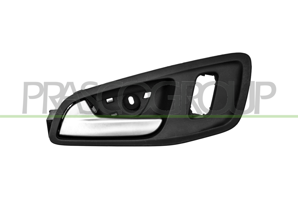 MANECILLA INTERIOR DELANTERA IZQUIERDA CON PALANCA CROMADA-ESCUDO NEGRO