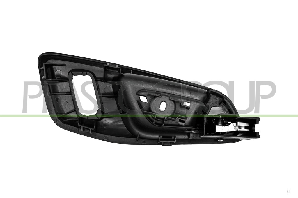 MANECILLA INTERIOR DELANTERA IZQUIERDA CON PALANCA CROMADA-ESCUDO NEGRO