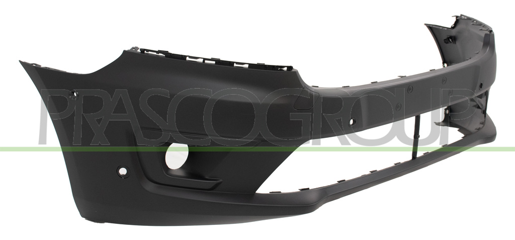 FRONT BUMPER-BLACK-TEXTURED FINISH-WITH FOG LAMP HOLES-WITH PDC AND PARK ASSIST+SENSOR HOLDERS-WITH TOW HOOK COVER