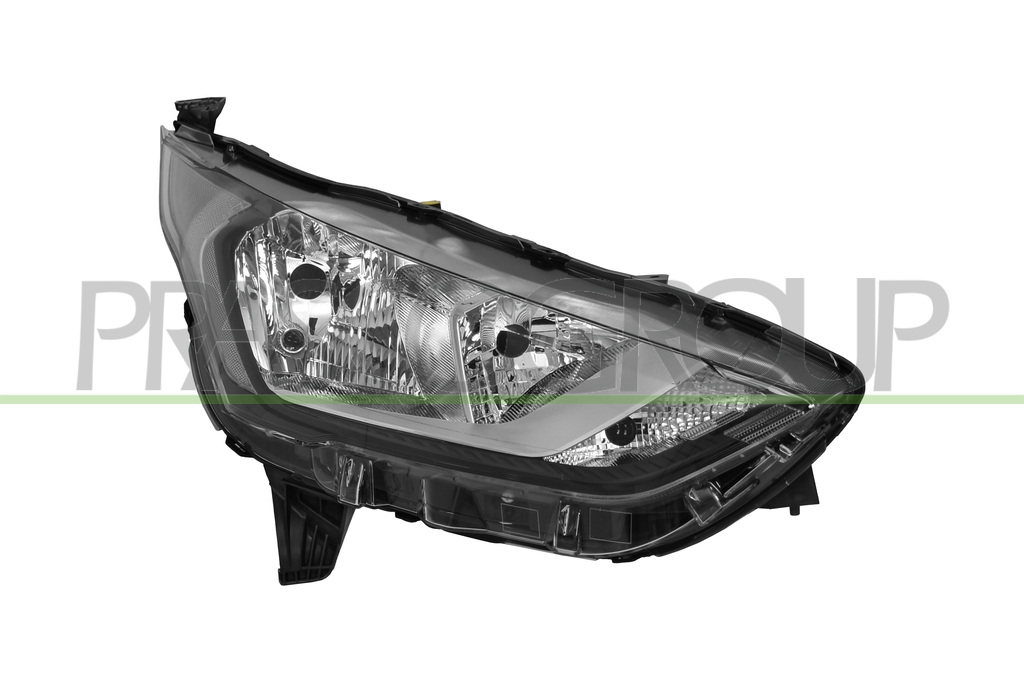 OPTICA DERECHA H7+H15-ELECTRICA-CON MOTOR-NEGRA-MONTAJE VALEO