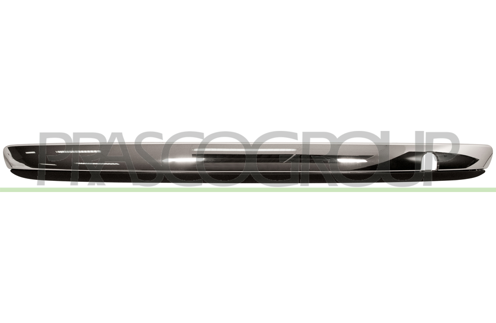 REAR BUMPER MOLDING-CENTRE-CHROME+REAR BUMPER MOLDING-LOWER-BLACK (2 PCS)