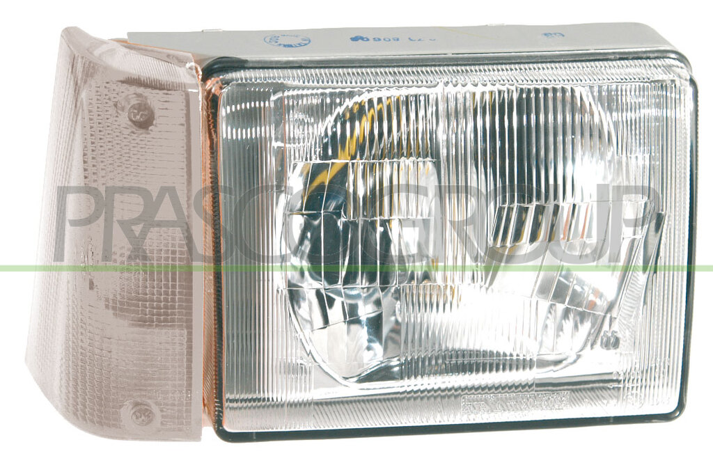 SCHEINWERFER ASYMMETRISCH LINKS-H5-ELEKTRISCH-OHNE MOTOR-MIT-WEISSEM BLINKER