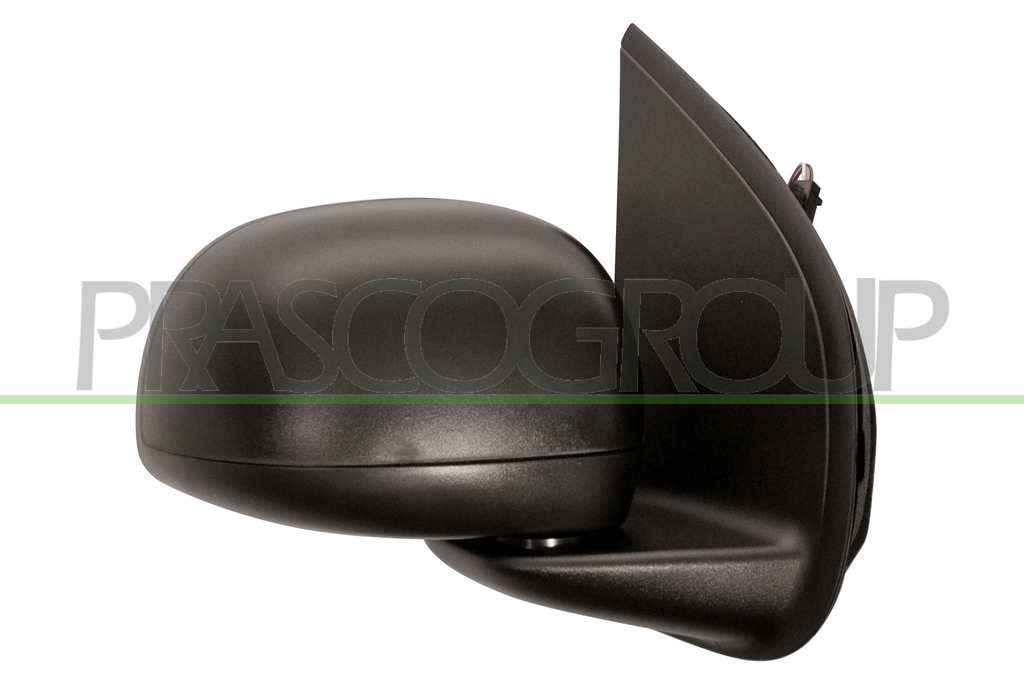 ESPEJO DERECHO ELECTRICO-NEGRO-CONVEXO-3 PINES