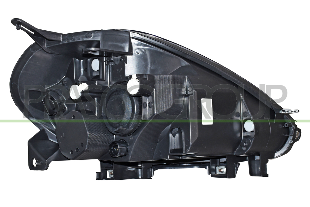 SCHEINWERFER LINKS-H4-MIT LWR-MIT MOTOR-GRAU