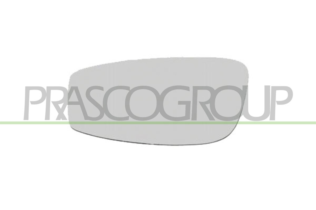 MIRROR GLASS BASE RIGHT-HEATED-CONVEX-CHROME