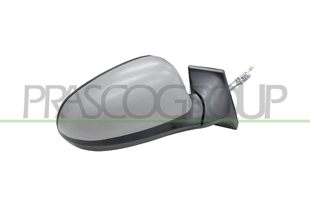 DOOR MIRROR RIGHT-CABLE-PRIMED-CONVEX-CHROME MOD. 08 >