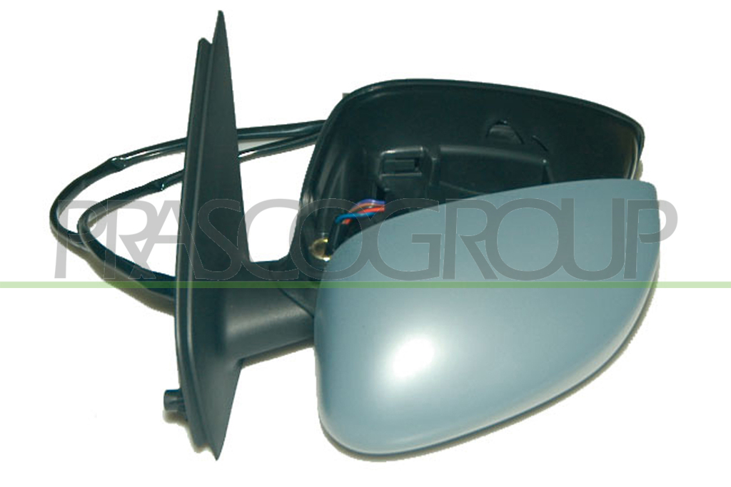 DOOR MIRROR LEFT-ELECTRIC-PRIMED-HEATED-WITH SENSOR-ASPHERICAL-CHROME MOD. 5 DOOR