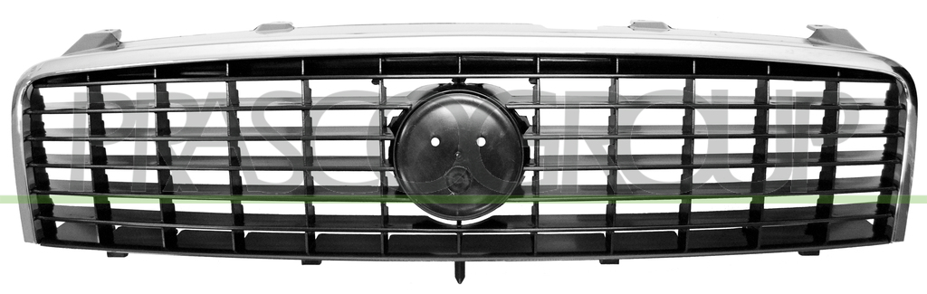 RADIATOR GRILLE-BLACK-WITH CHROME FRAME