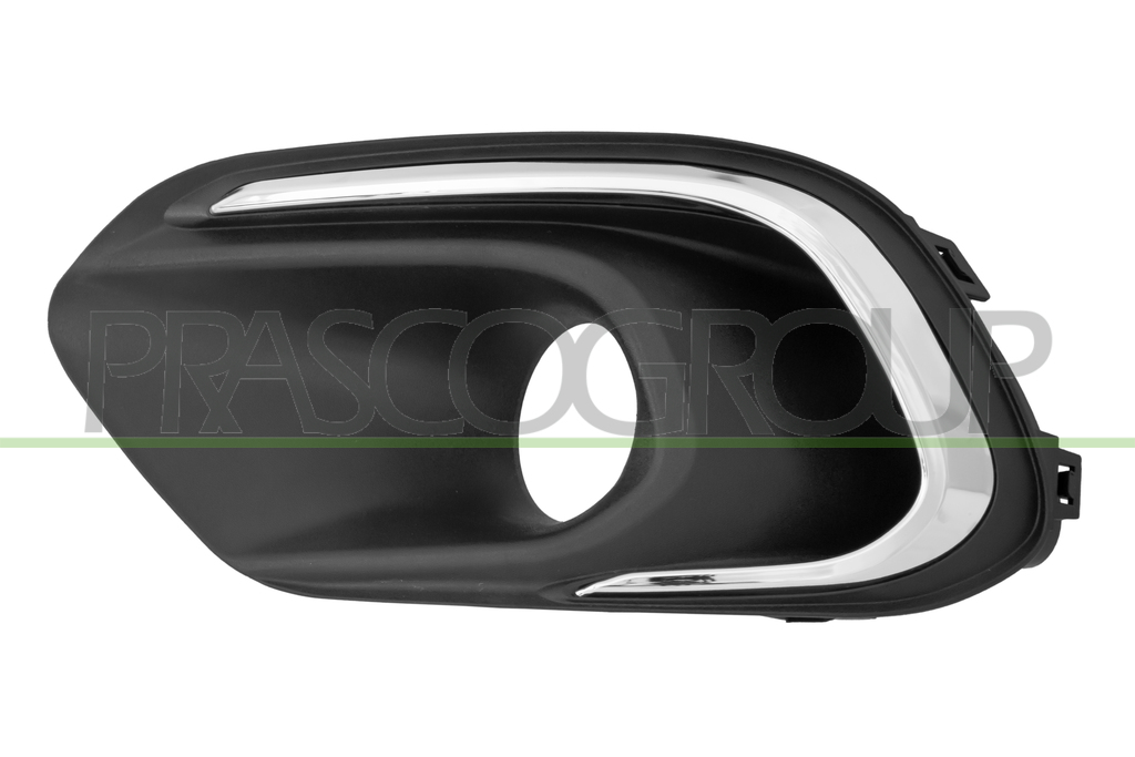 GRILLE GAUCHE NOIRE DE PARE-CHOCS-AVEC SIEGES ANTIBROUILLARD-AVEC MOULURE CHROMEE MOD. 5 PORTES