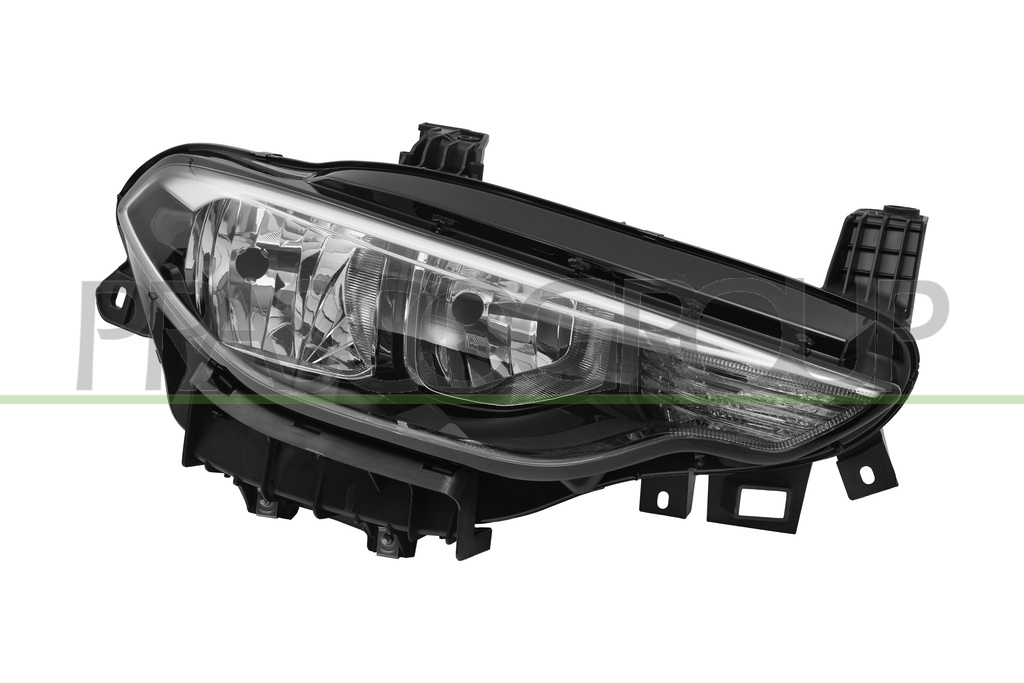 PROIETTORE DESTRO H7+H15-ELETTRICO-CON MOTORE-NERO-VERSIONE A.L. MOD. 10/20 >