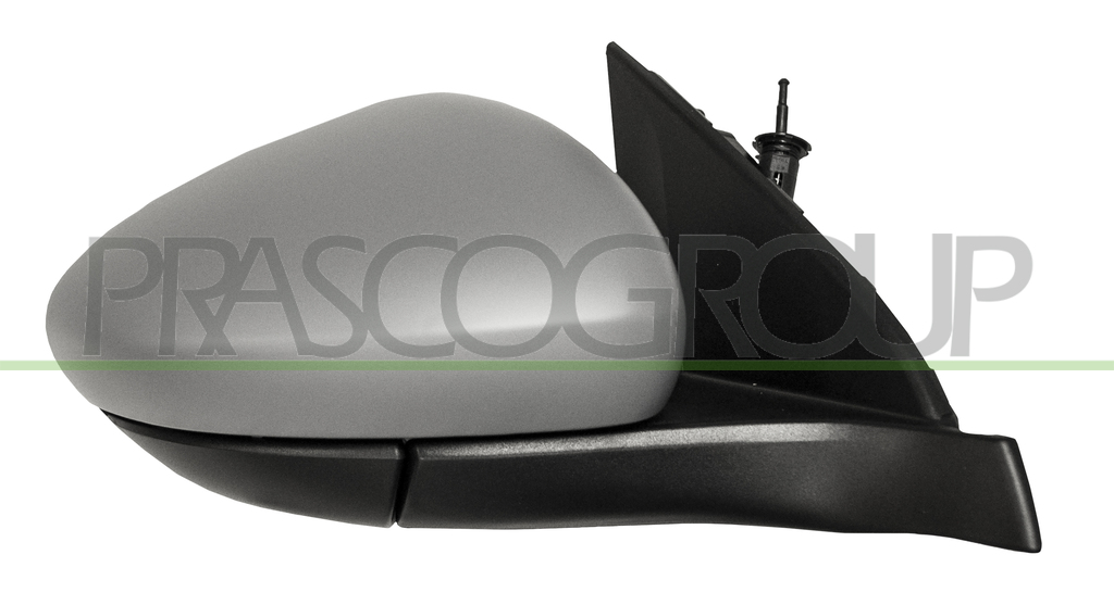 RETROVISORE DESTRO-A CAVI-CON PRIMER-CON SONDA-CONVESSO-2 PINS