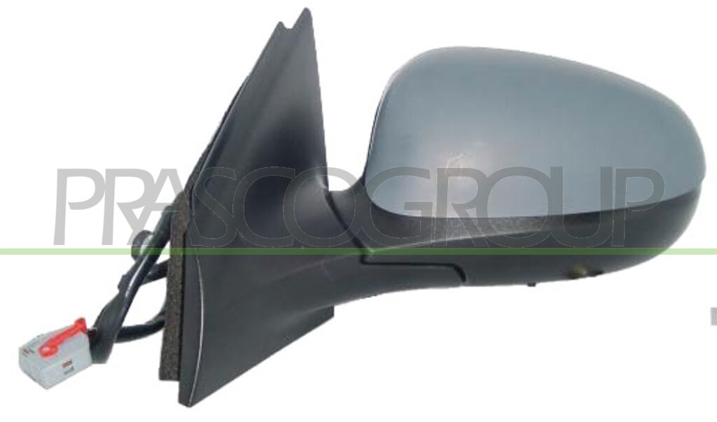 DOOR MIRROR LEFT-ELECTRIC-PRIMED-HEATED-WITH SENSOR-ASPHERICAL-BLUE