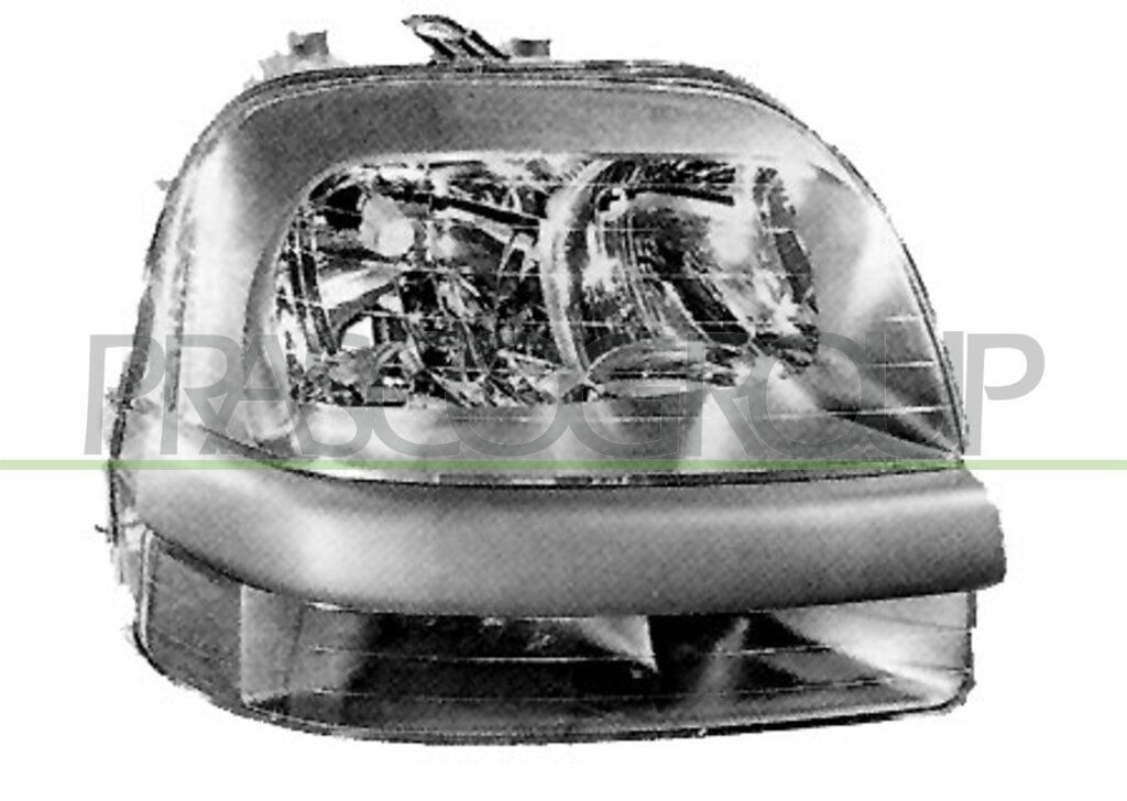 SCHEINWERFER LINKS-H1+H7-MIT LWR-OHNE MOTOR
