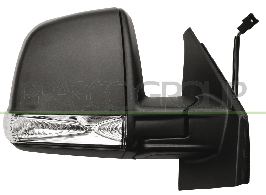 RETROVISORE DESTRO-ELETTRICO-TERMICO-CON PRIMER-CON FANALE-6 PINS MOD. COMBI/PANORAMA